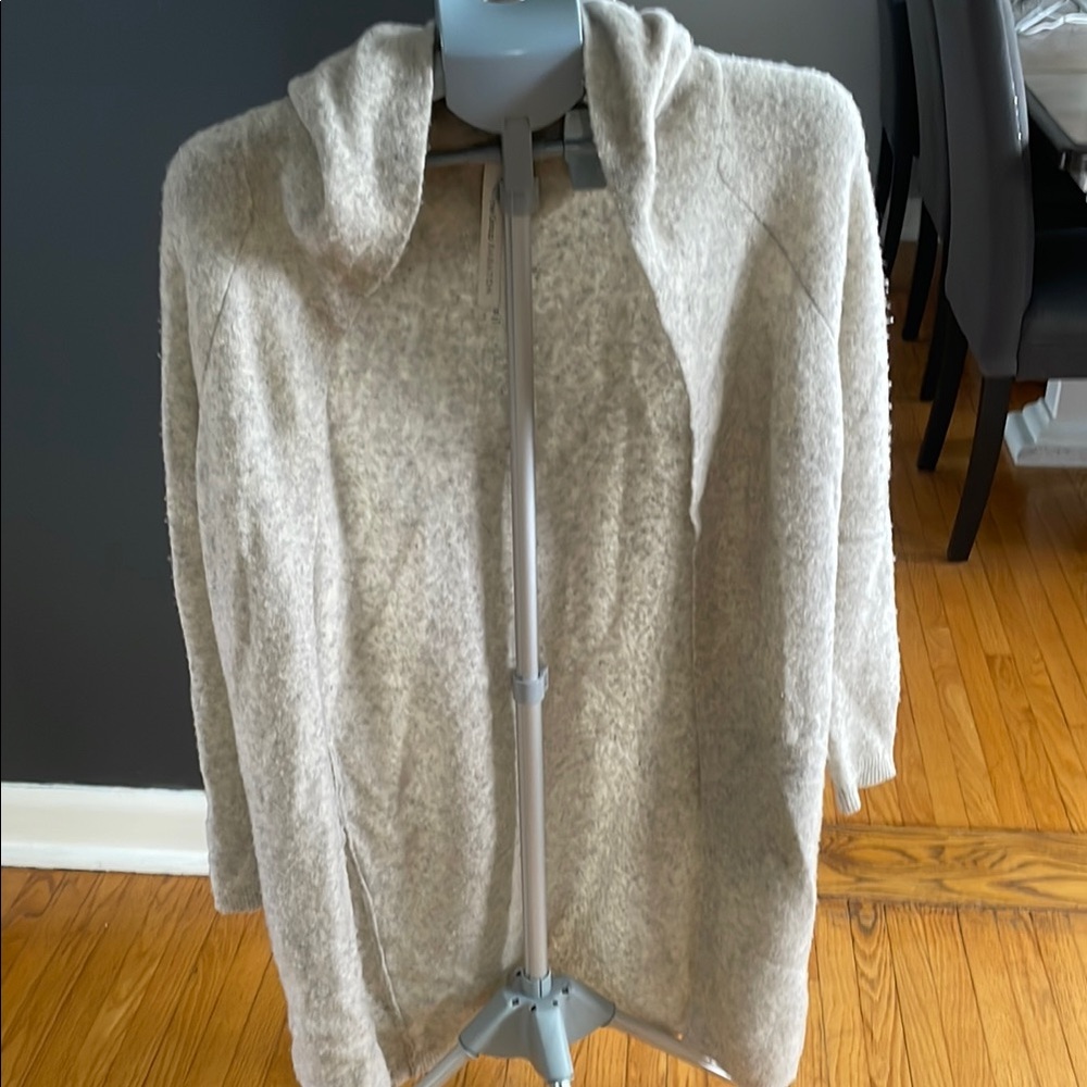 Babaton Cream Cardigan Sweater with Relaxed Fit
